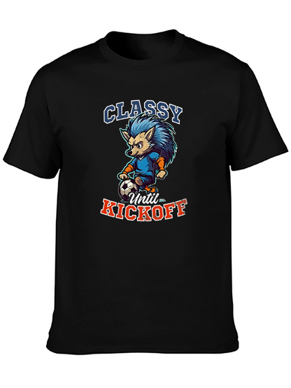 Classy Until Kickoff Graphic T-Shirt