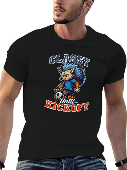 Classy Until Kickoff Graphic T-Shirt