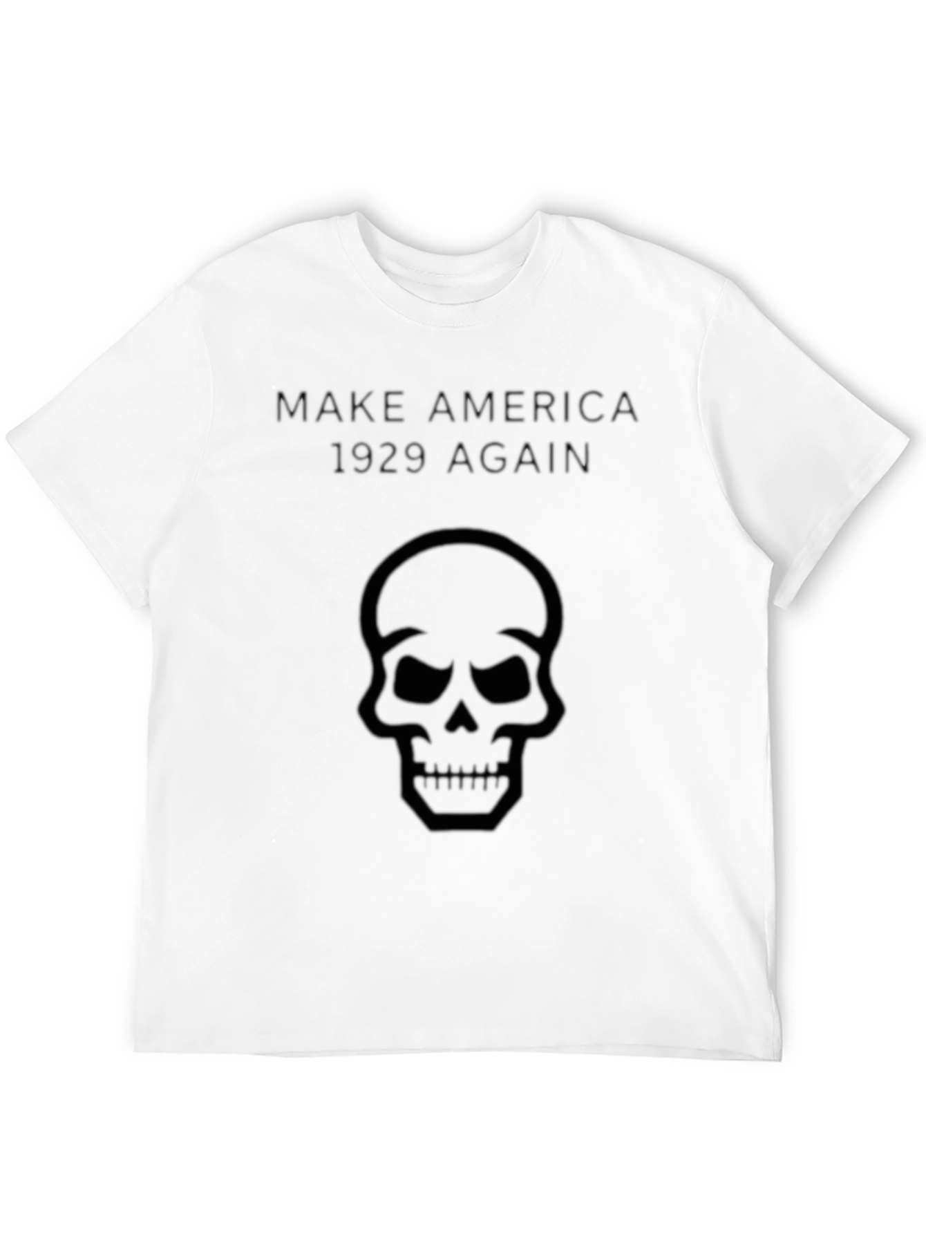 Skull Graphic T-Shirt - Make America 1929 Again