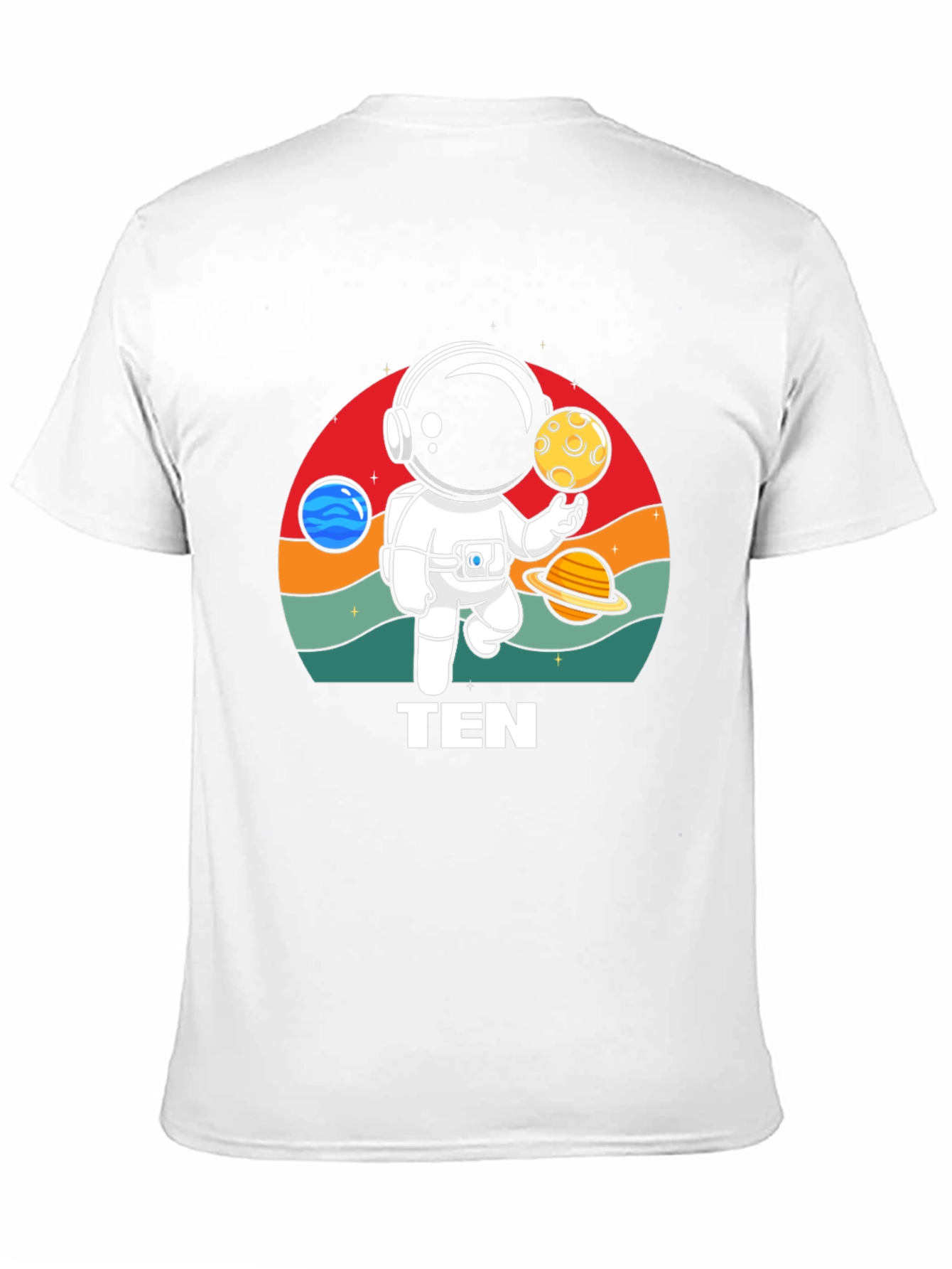 Astronaut Planet Ten T-Shirt