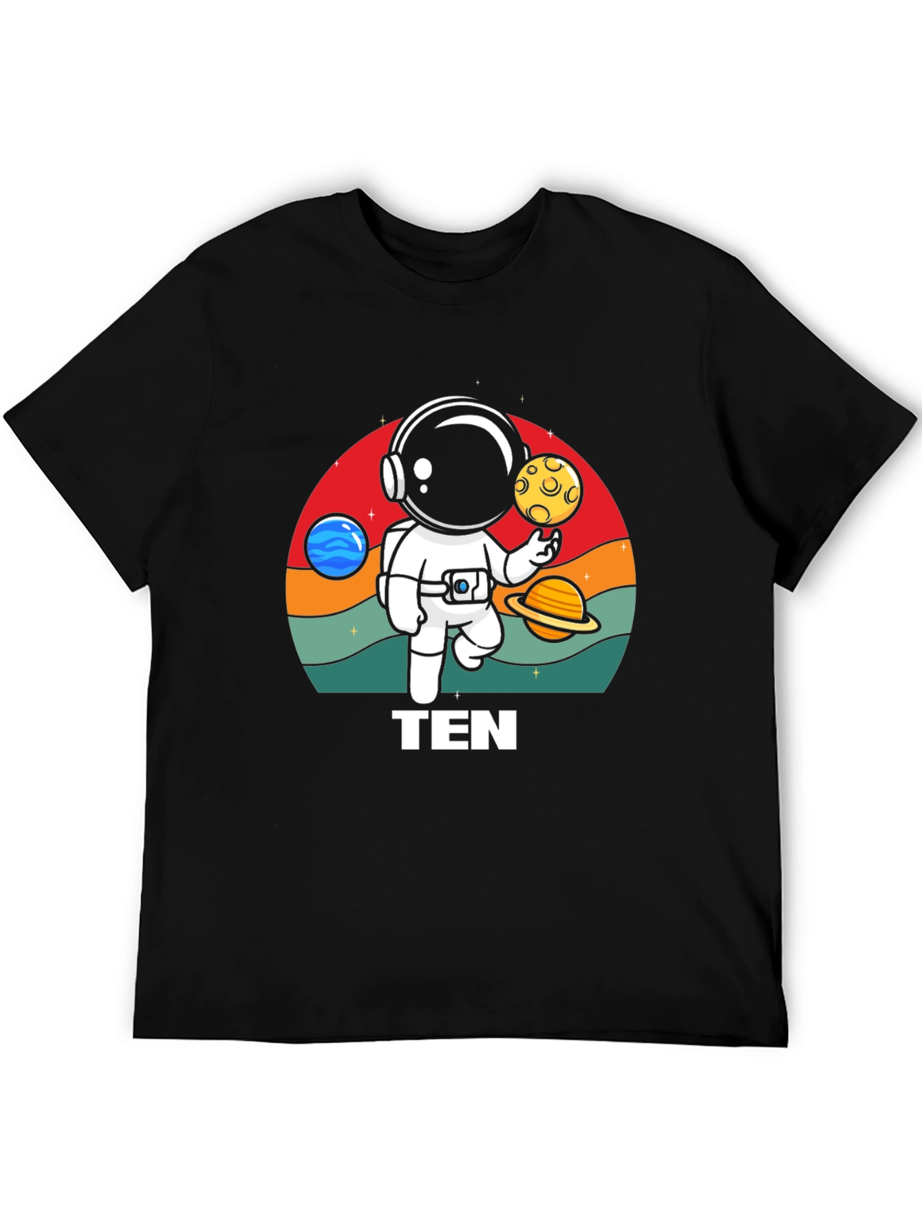 Astronaut Planet Ten T-Shirt