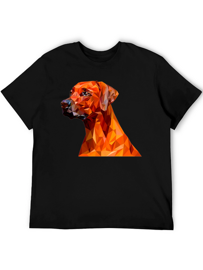 Geometric Dog Graphic Tee