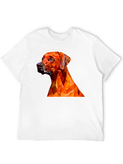 Geometric Dog Graphic Tee