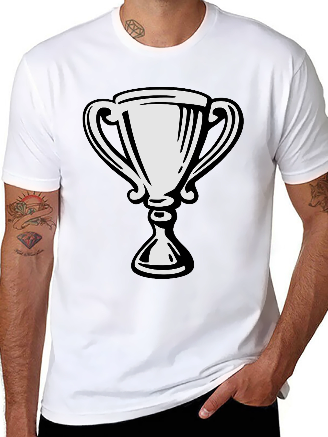 Trophy Graphic Black T-Shirt