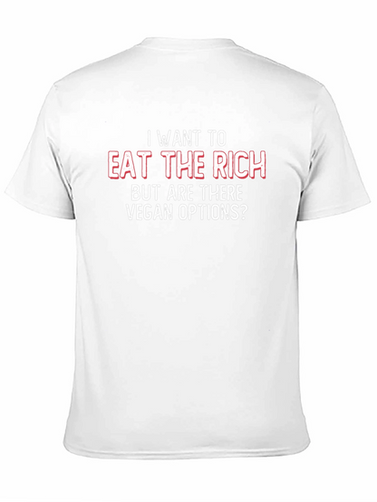 Eat the Rich Vegan Options Graphic Tee