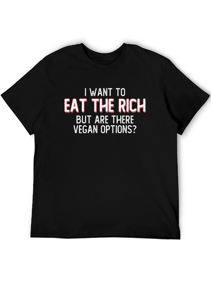 Eat the Rich Vegan Options Graphic Tee