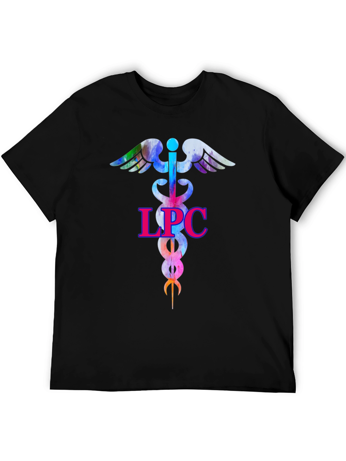 LPC Therapist Caduceus T-Shirt - Counselor Gift