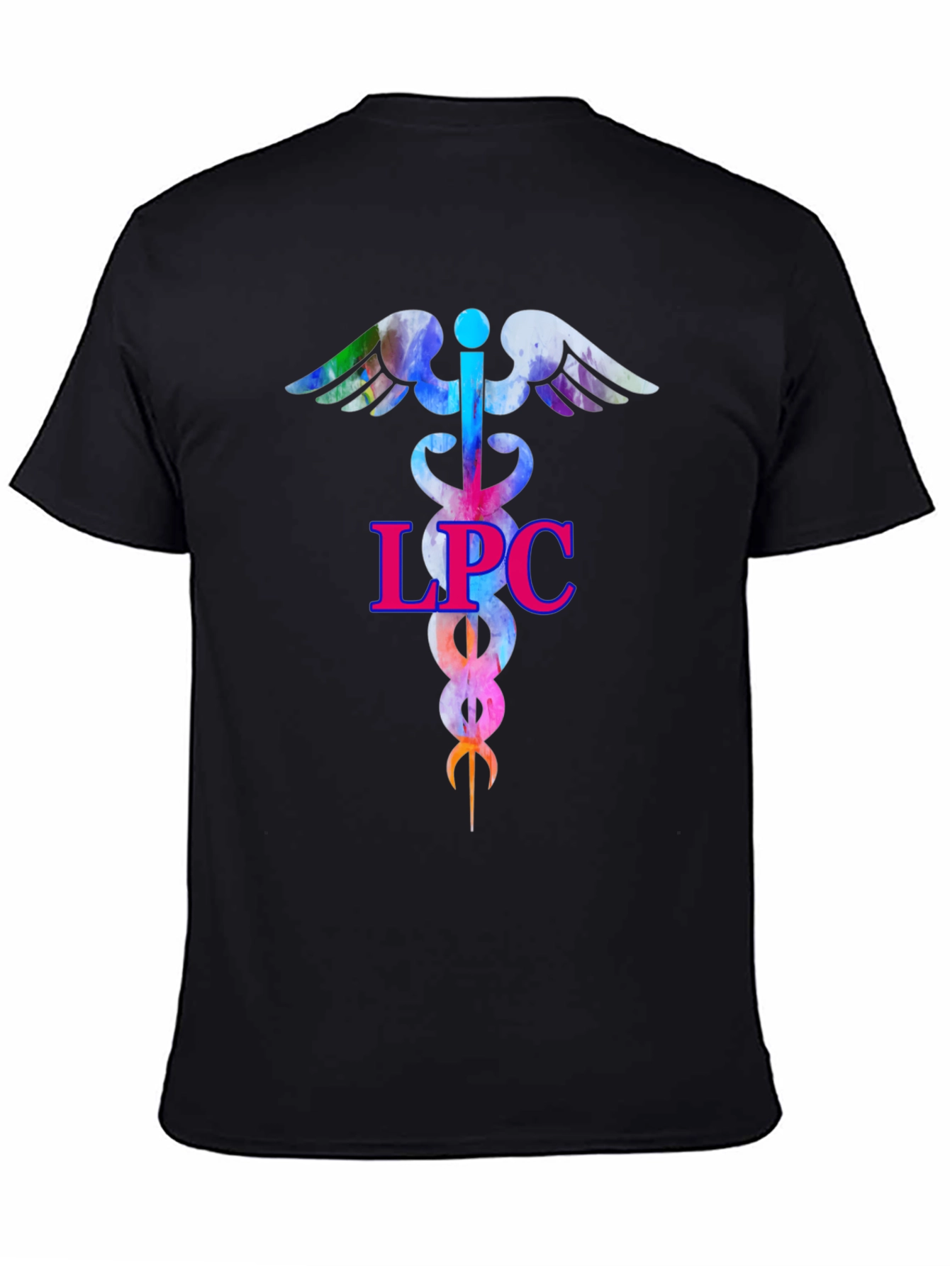 LPC Therapist Caduceus T-Shirt - Counselor Gift