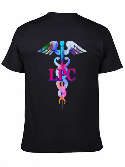 LPC Therapist Caduceus T-Shirt - Counselor Gift