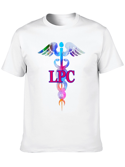 LPC Therapist Caduceus T-Shirt - Counselor Gift