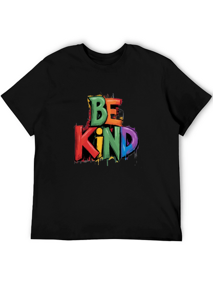 Be Kind Graphic Tee - Mens Black T-Shirt