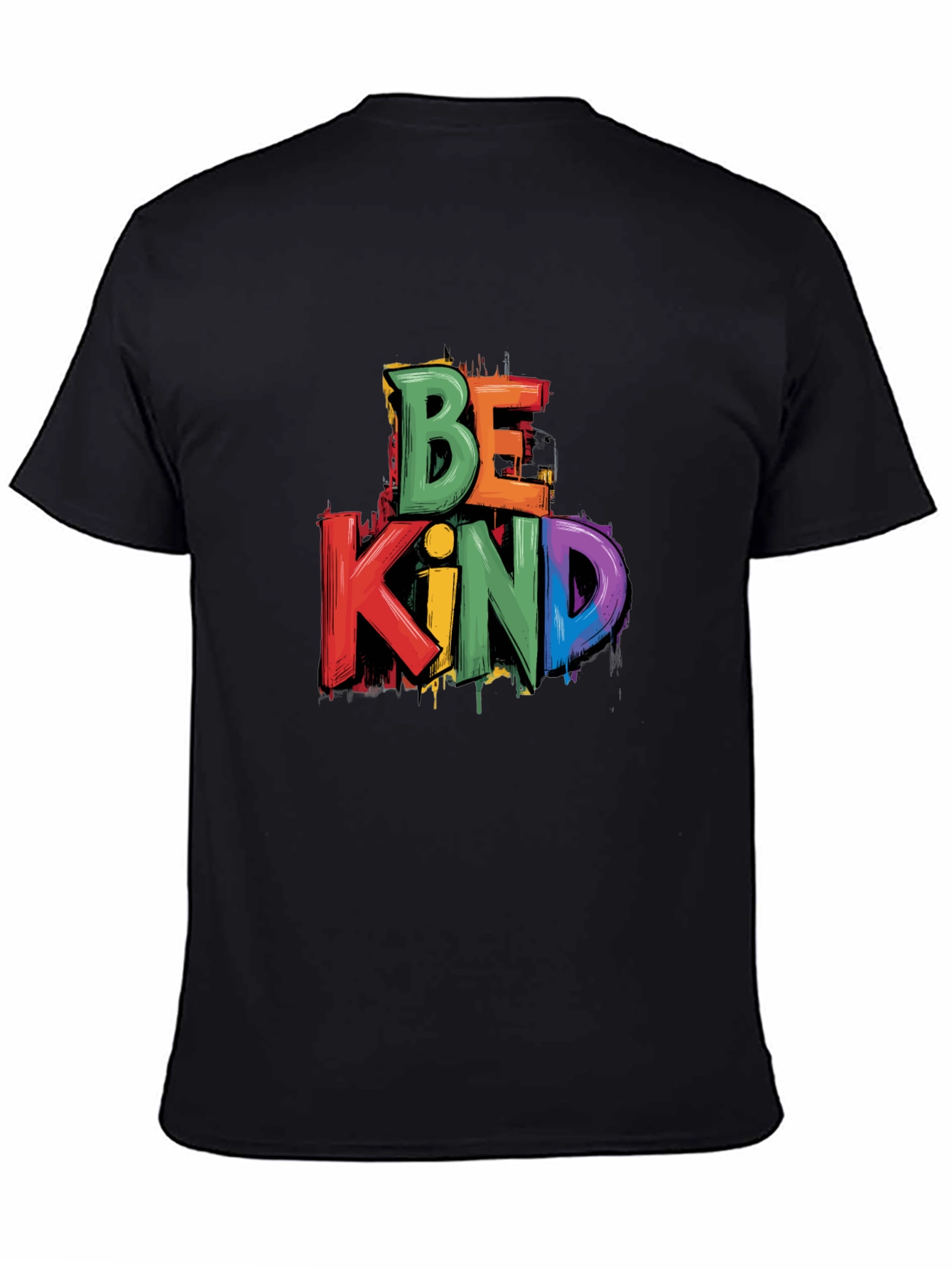 Be Kind Graphic Tee - Mens Black T-Shirt