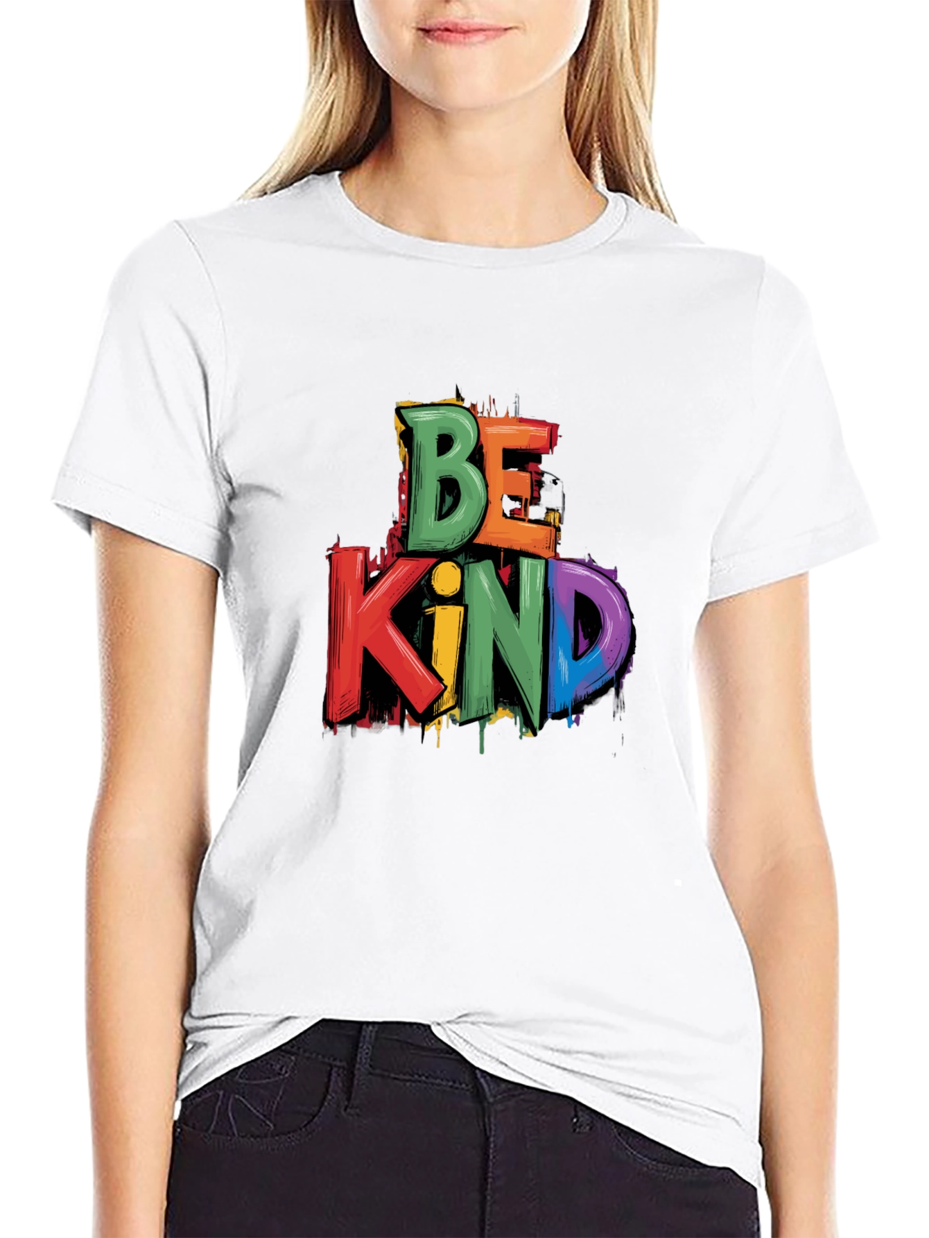 Be Kind Graphic Tee - Mens Black T-Shirt