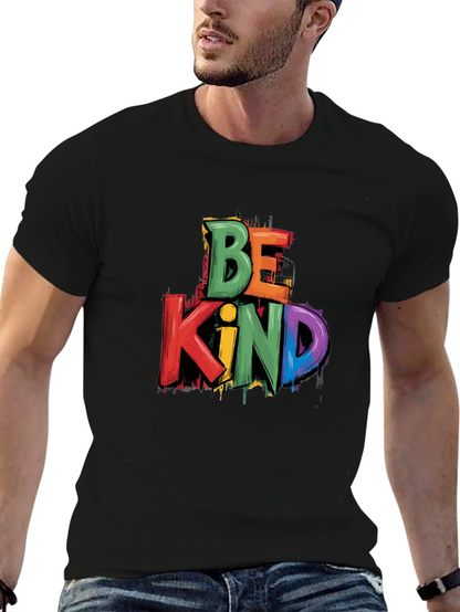 Be Kind Graphic Tee - Mens Black T-Shirt
