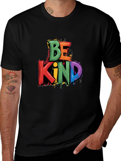 Be Kind Graphic Tee - Mens Black T-Shirt