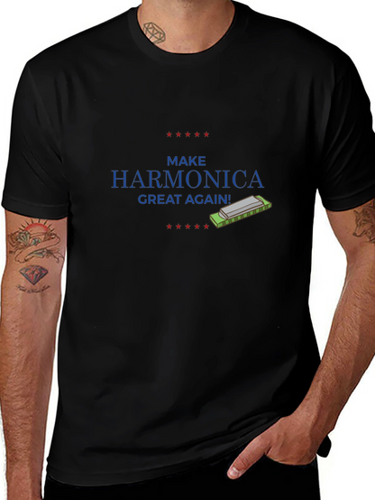 Make Harmonica Great Again T-Shirt