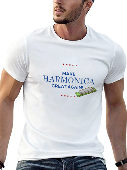 Make Harmonica Great Again T-Shirt