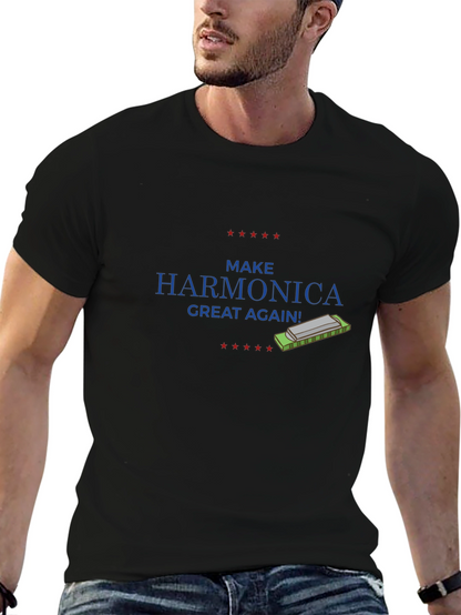 Make Harmonica Great Again T-Shirt