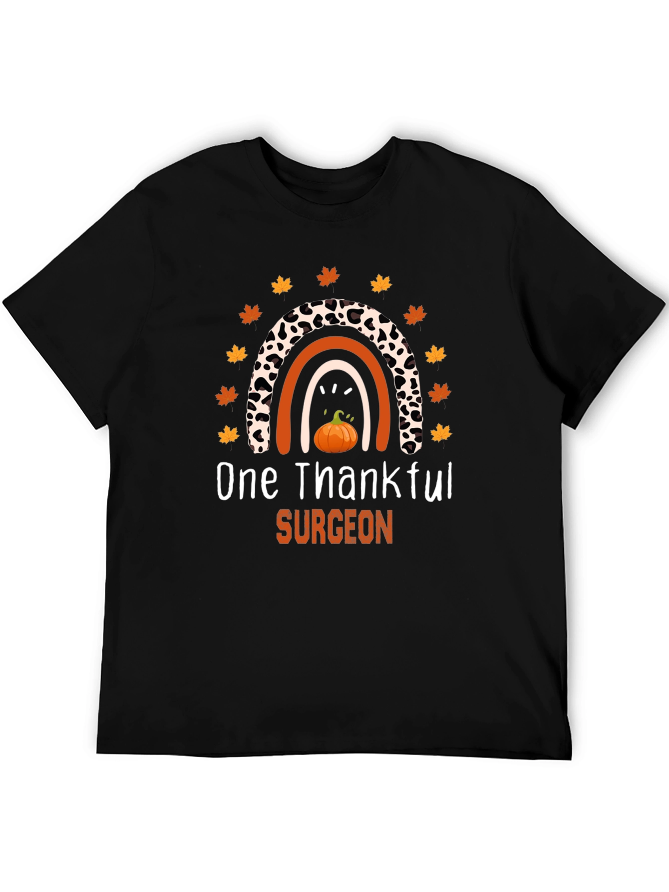 Thankful Surgeon Thanksgiving Rainbow T-Shirt