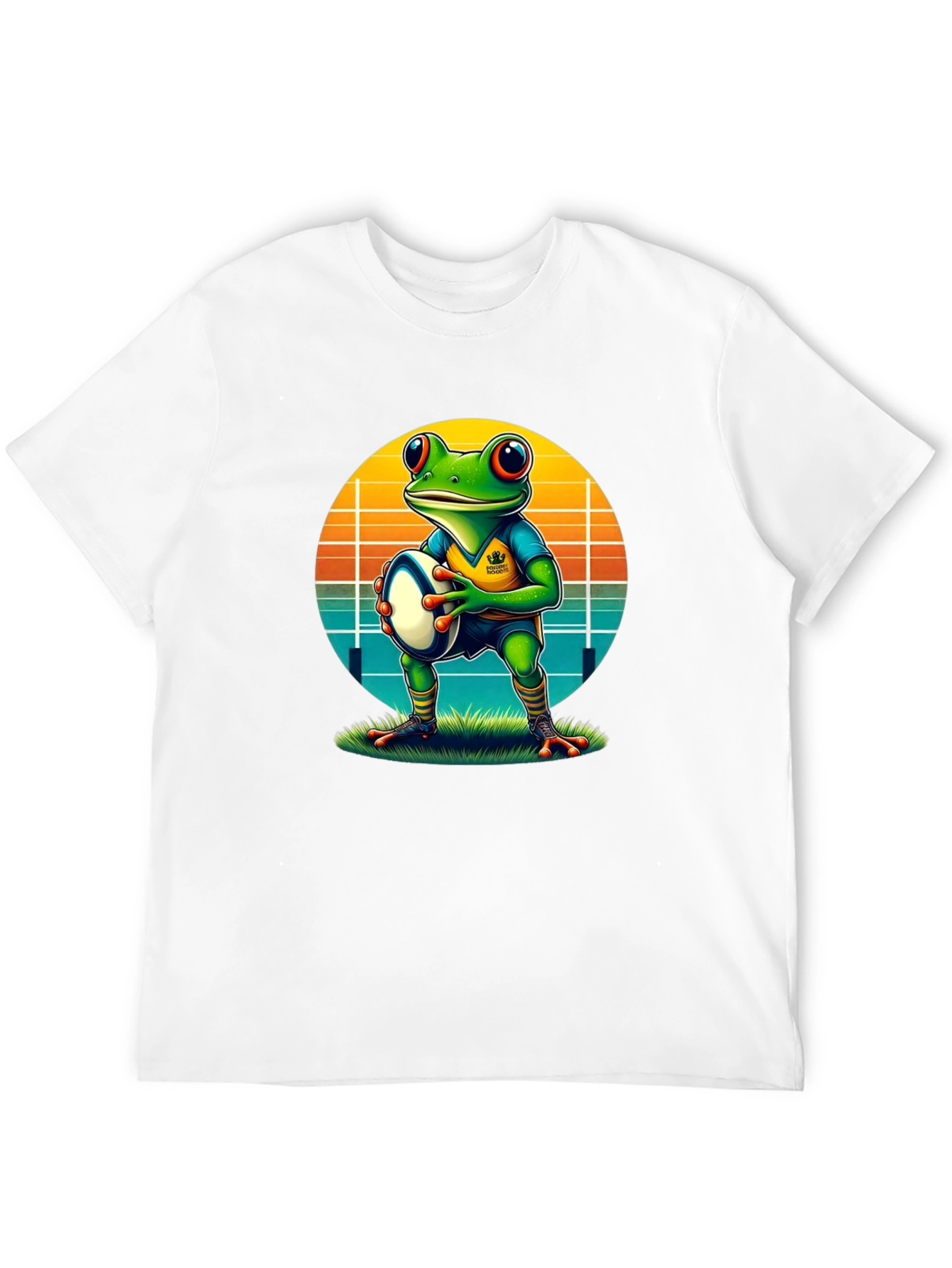 Frog Rugby T-Shirt - Unique Graphic Tee