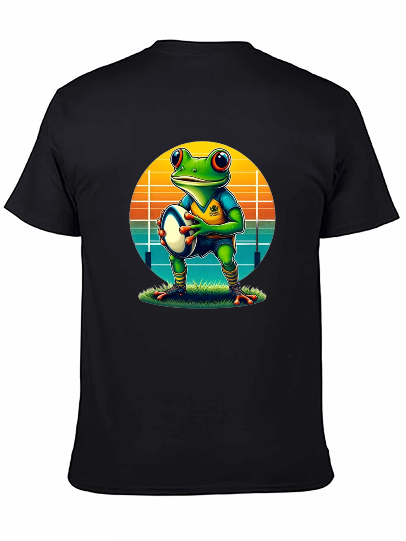 Frog Rugby T-Shirt - Unique Graphic Tee