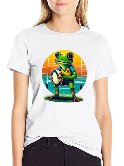Frog Rugby T-Shirt - Unique Graphic Tee