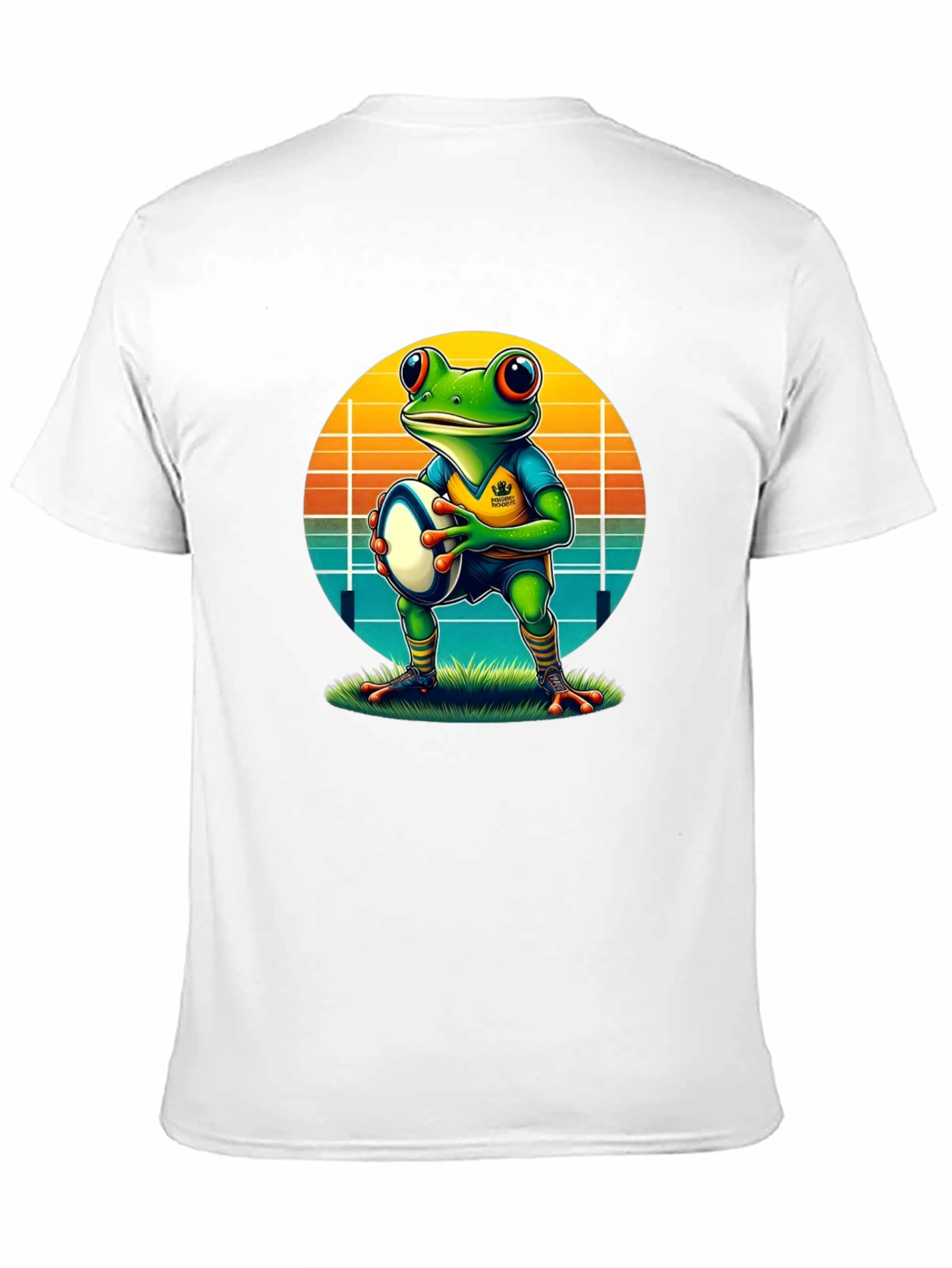 Frog Rugby T-Shirt - Unique Graphic Tee