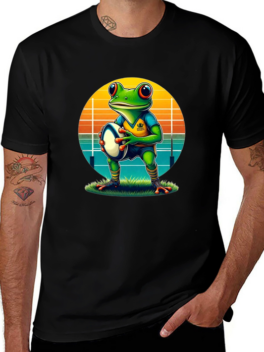 Frog Rugby T-Shirt - Unique Graphic Tee