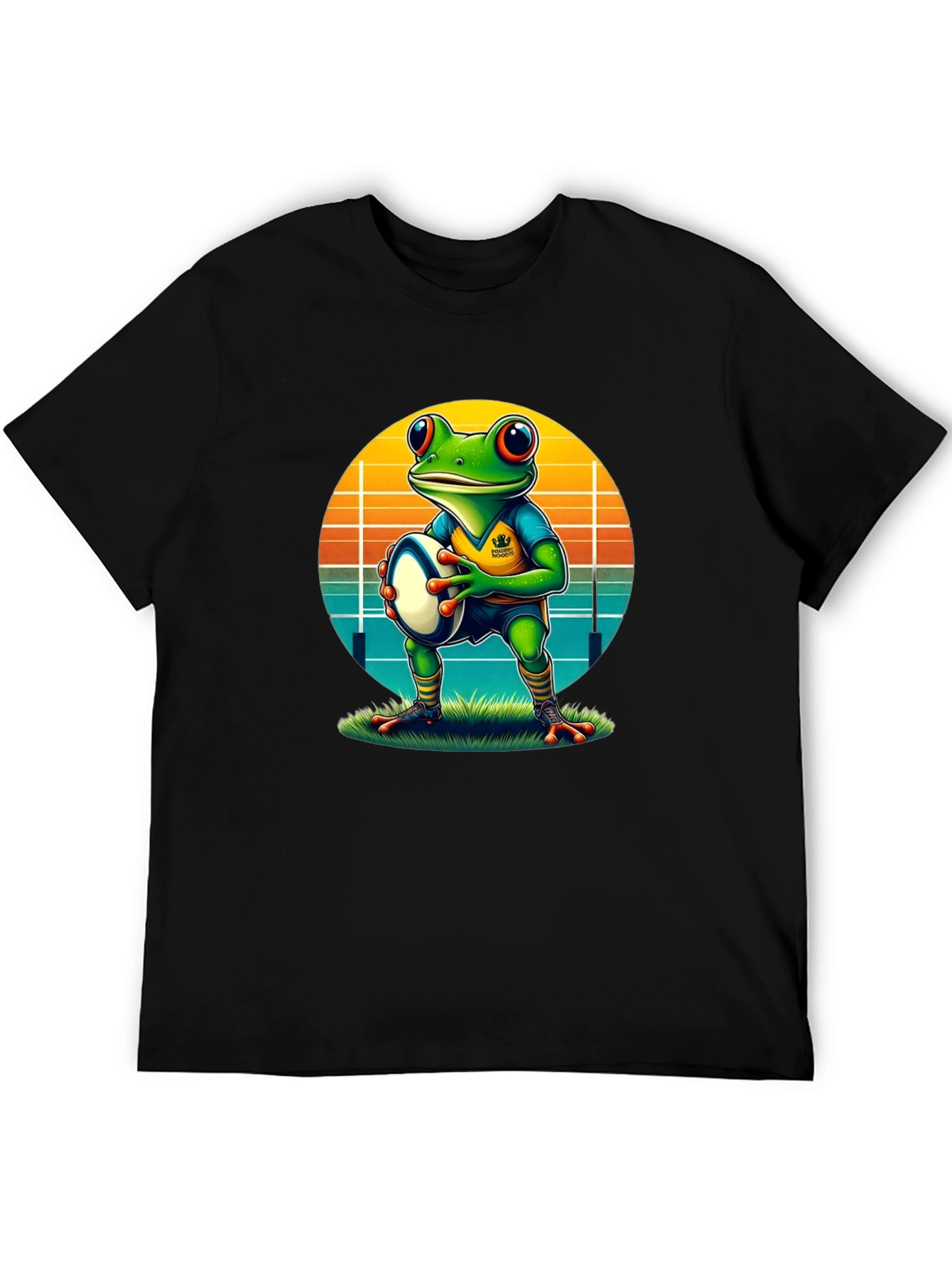 Frog Rugby T-Shirt - Unique Graphic Tee