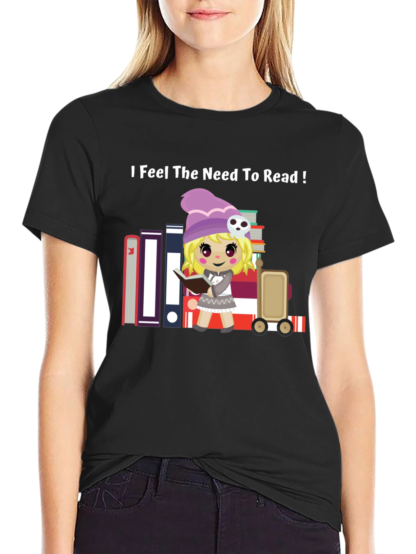 I Feel The Need To Read! T-Shirt