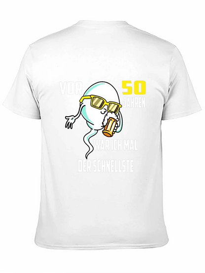 Funny 50th Birthday T-Shirt: Fastest Sperm Design
