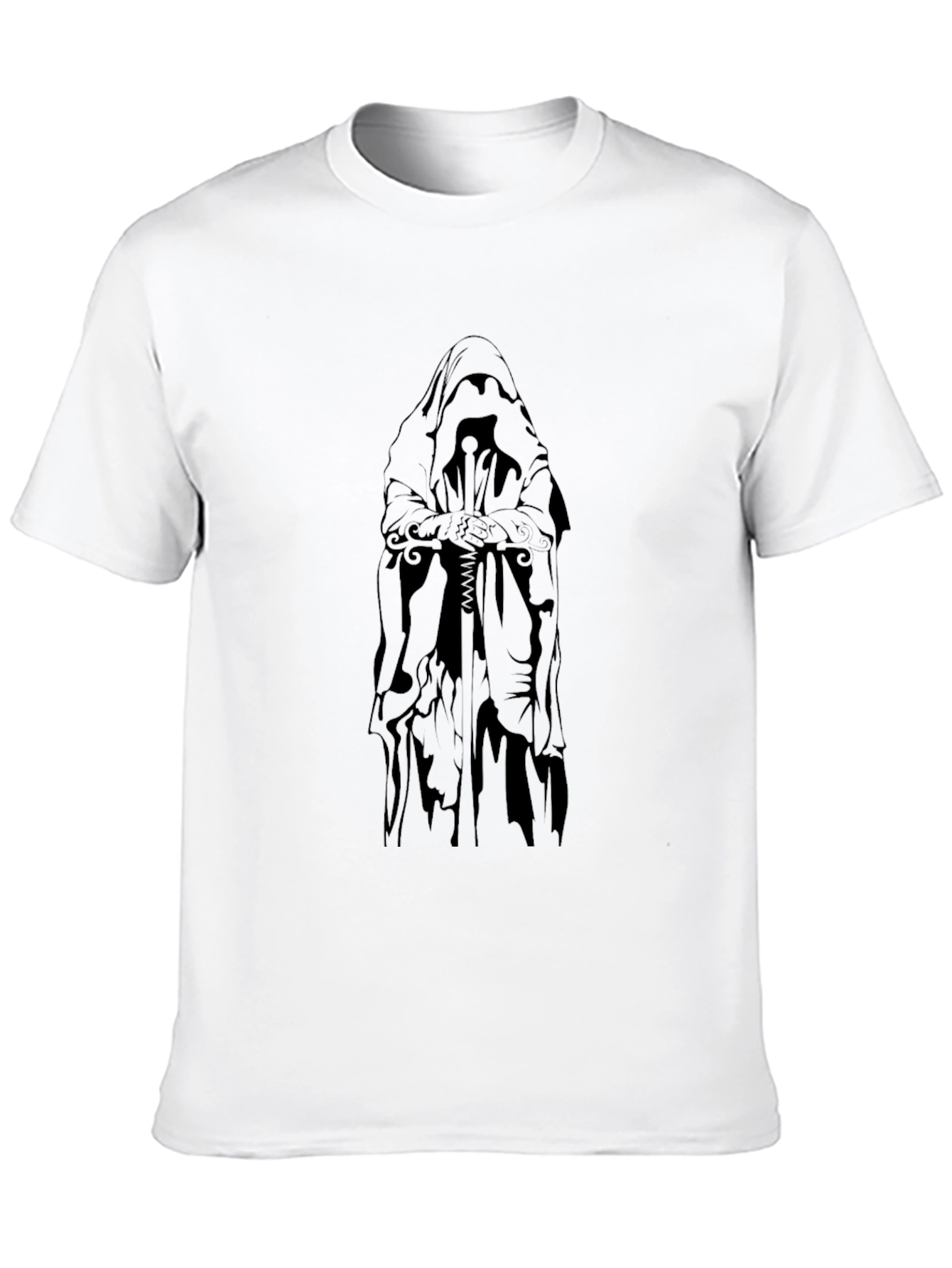 Grim Reaper T-Shirt - Gothic Style Black Tee