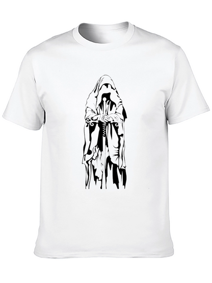 Grim Reaper T-Shirt - Gothic Style Black Tee