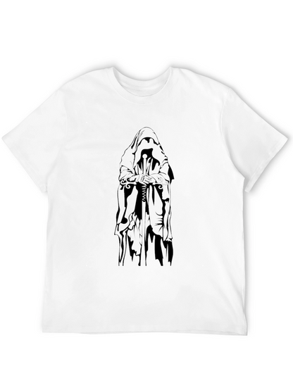 Grim Reaper T-Shirt - Gothic Style Black Tee