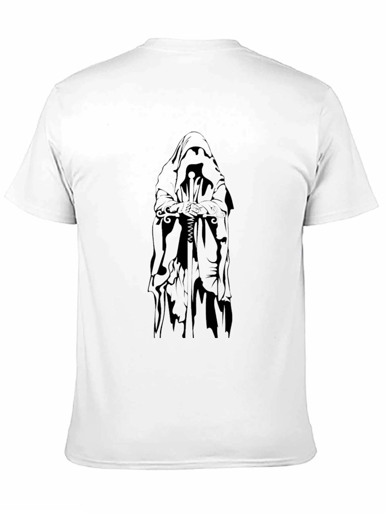 Grim Reaper T-Shirt - Gothic Style Black Tee