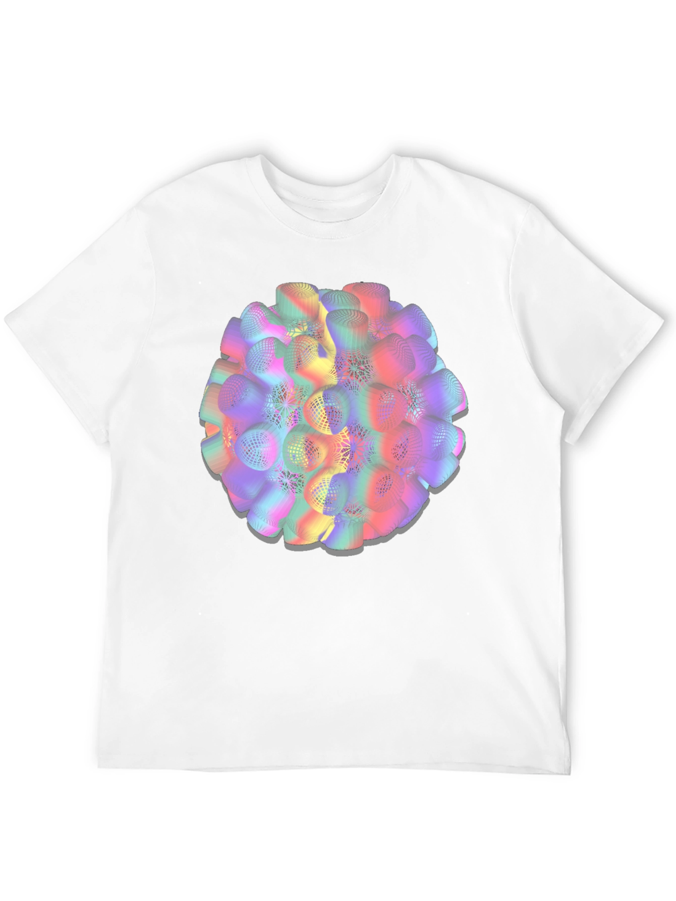 Abstract Sphere Graphic Tee - Modern Art Shirt