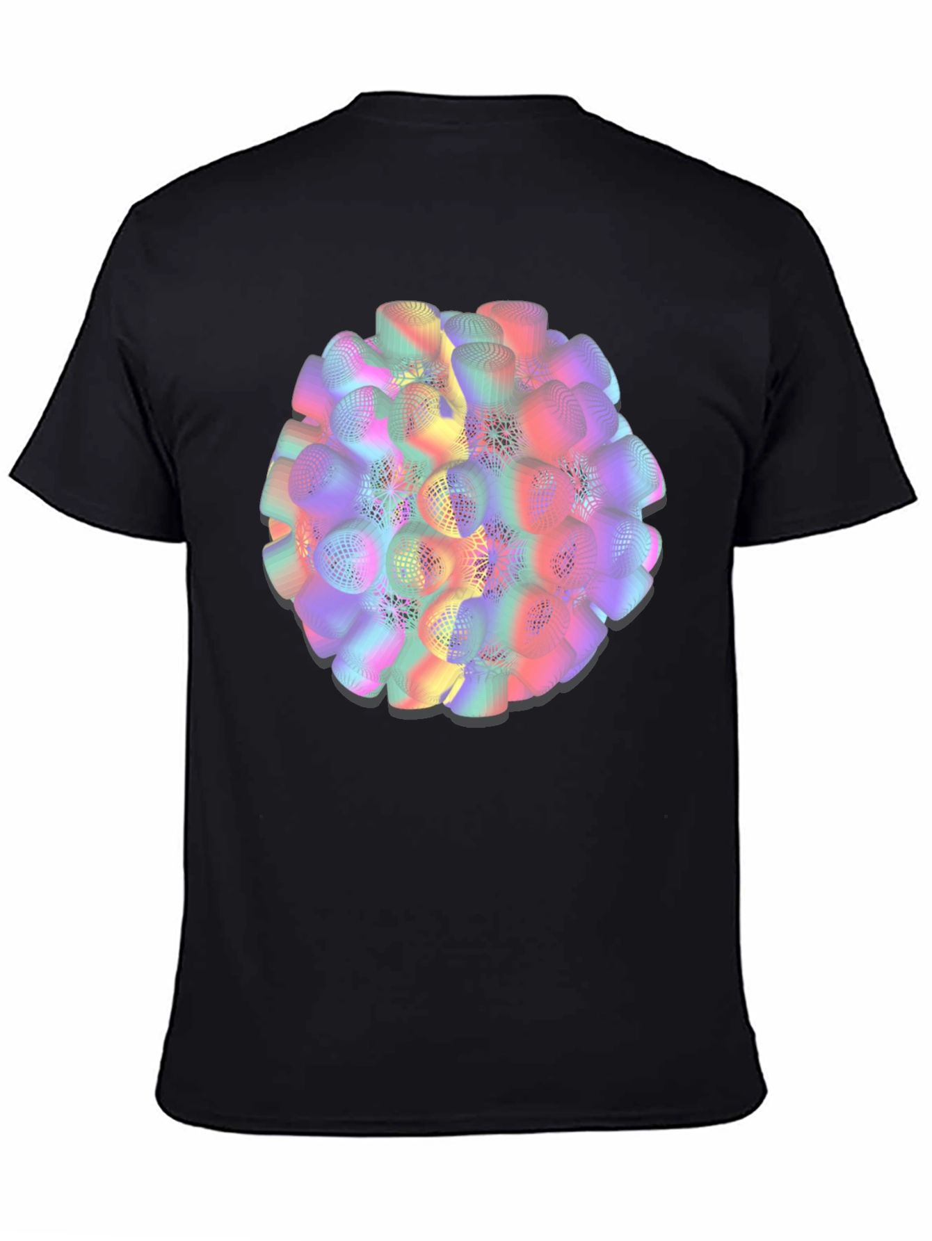 Abstract Sphere Graphic Tee - Modern Art Shirt