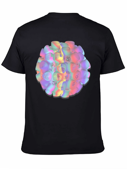 Abstract Sphere Graphic Tee - Modern Art Shirt