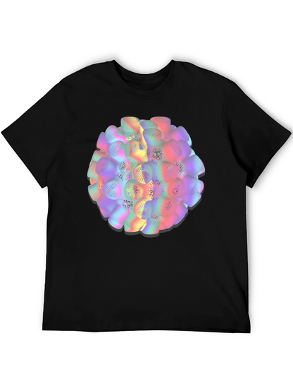 Abstract Sphere Graphic Tee - Modern Art Shirt