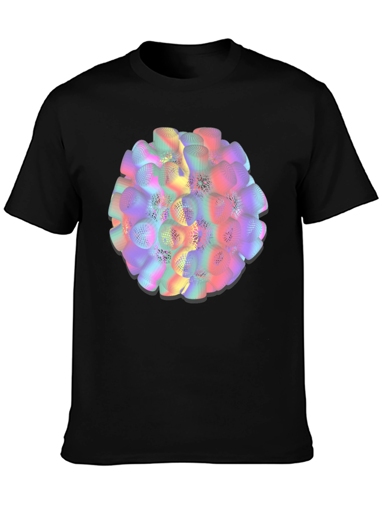 Abstract Sphere Graphic Tee - Modern Art Shirt