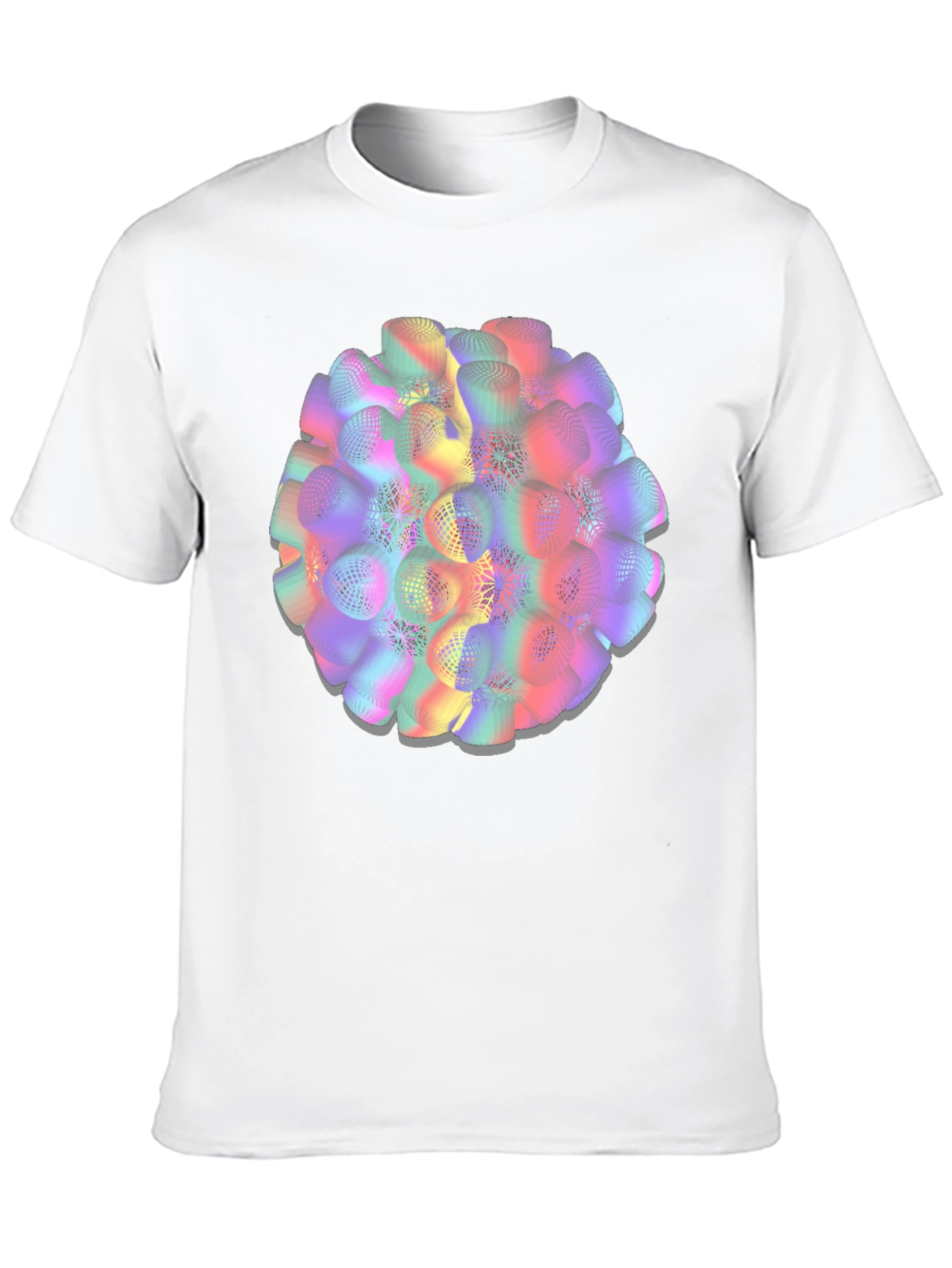 Abstract Sphere Graphic Tee - Modern Art Shirt
