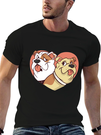 Bulldog Lover Black Tee