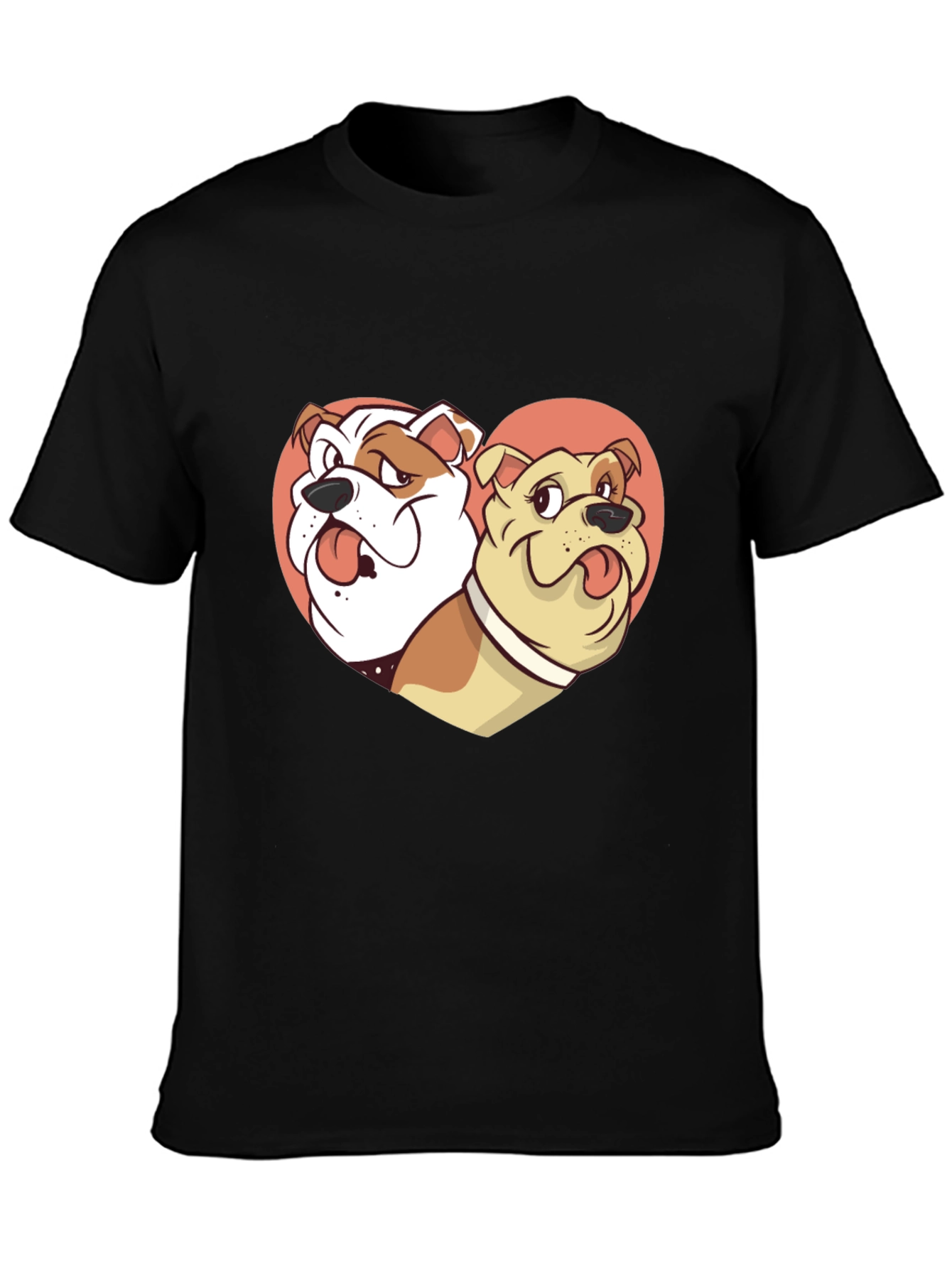 Bulldog Lover Black Tee