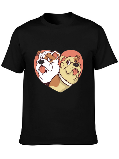Bulldog Lover Black Tee