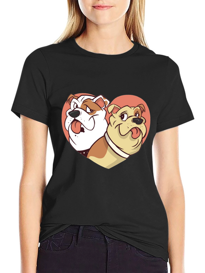 Bulldog Lover Black Tee