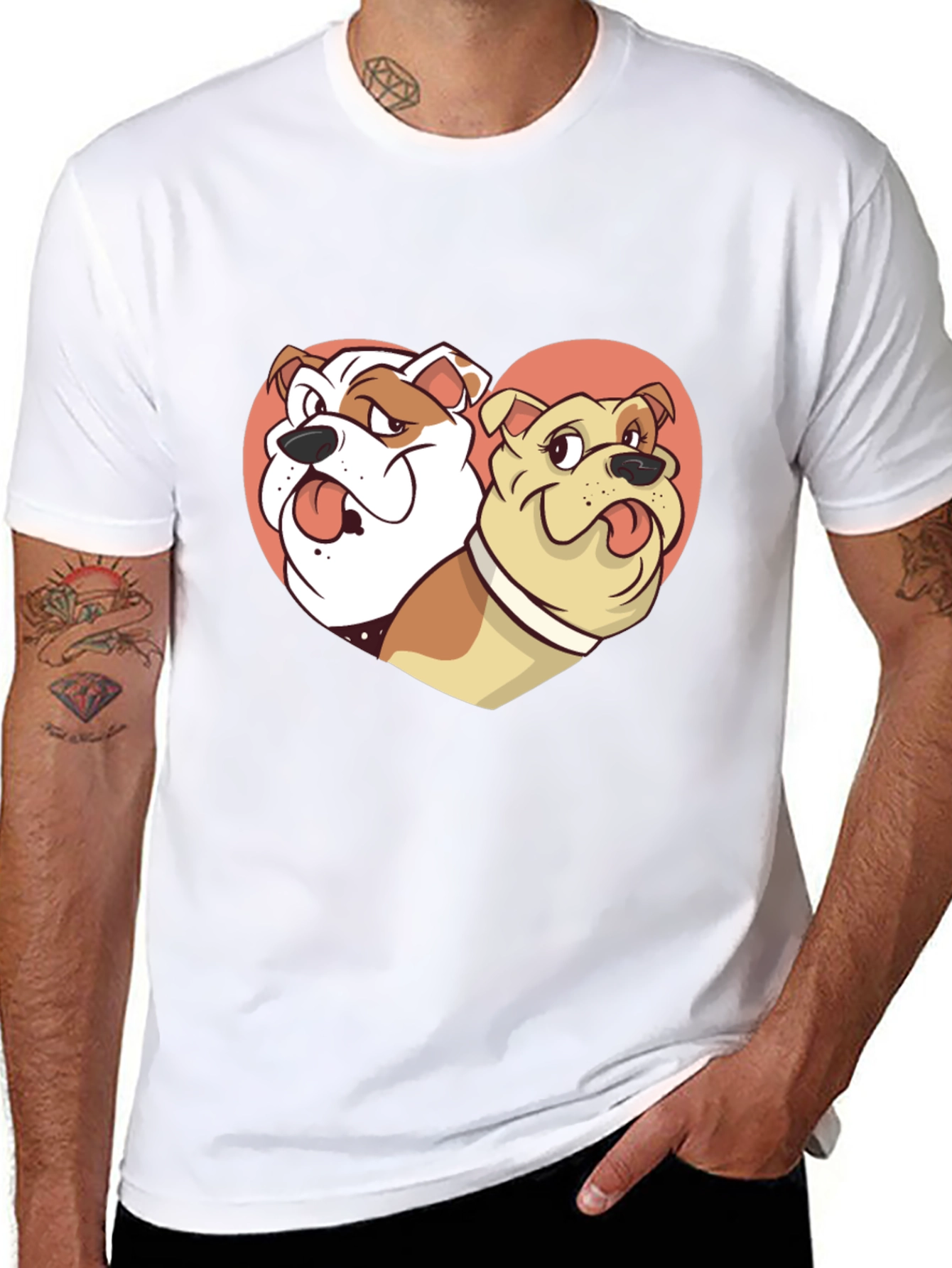 Bulldog Lover Black Tee