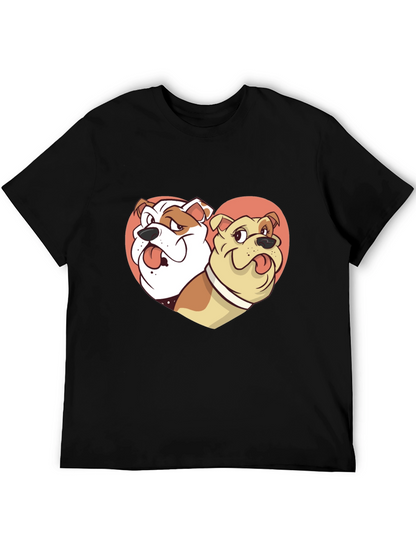 Bulldog Lover Black Tee
