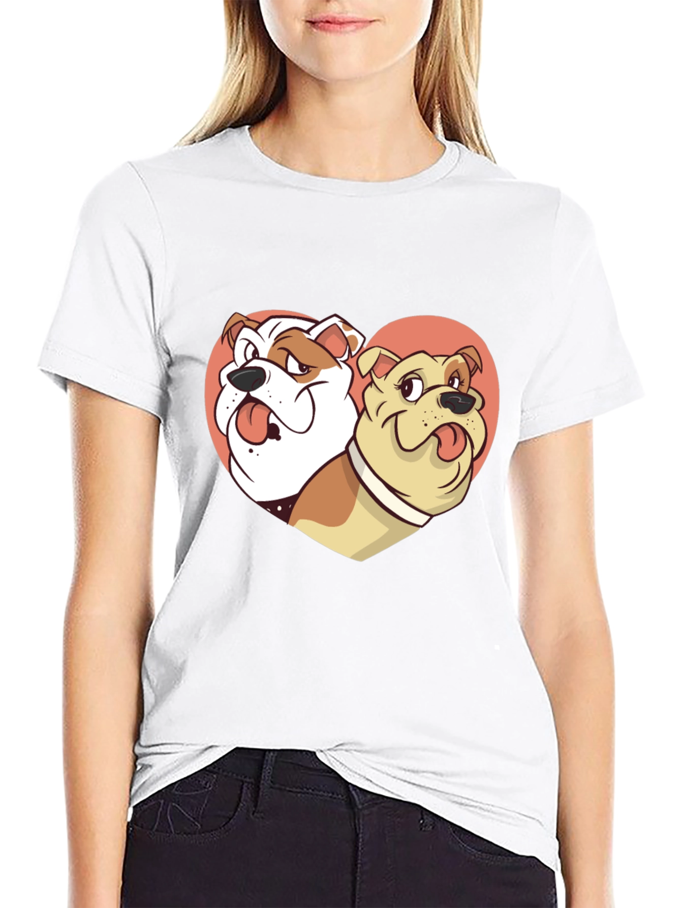 Bulldog Lover Black Tee