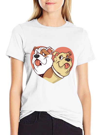 Bulldog Lover Black Tee