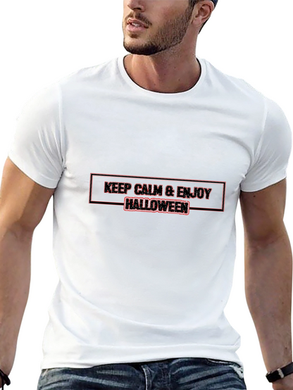 Keep Calm & Enjoy Halloween T-Shirt